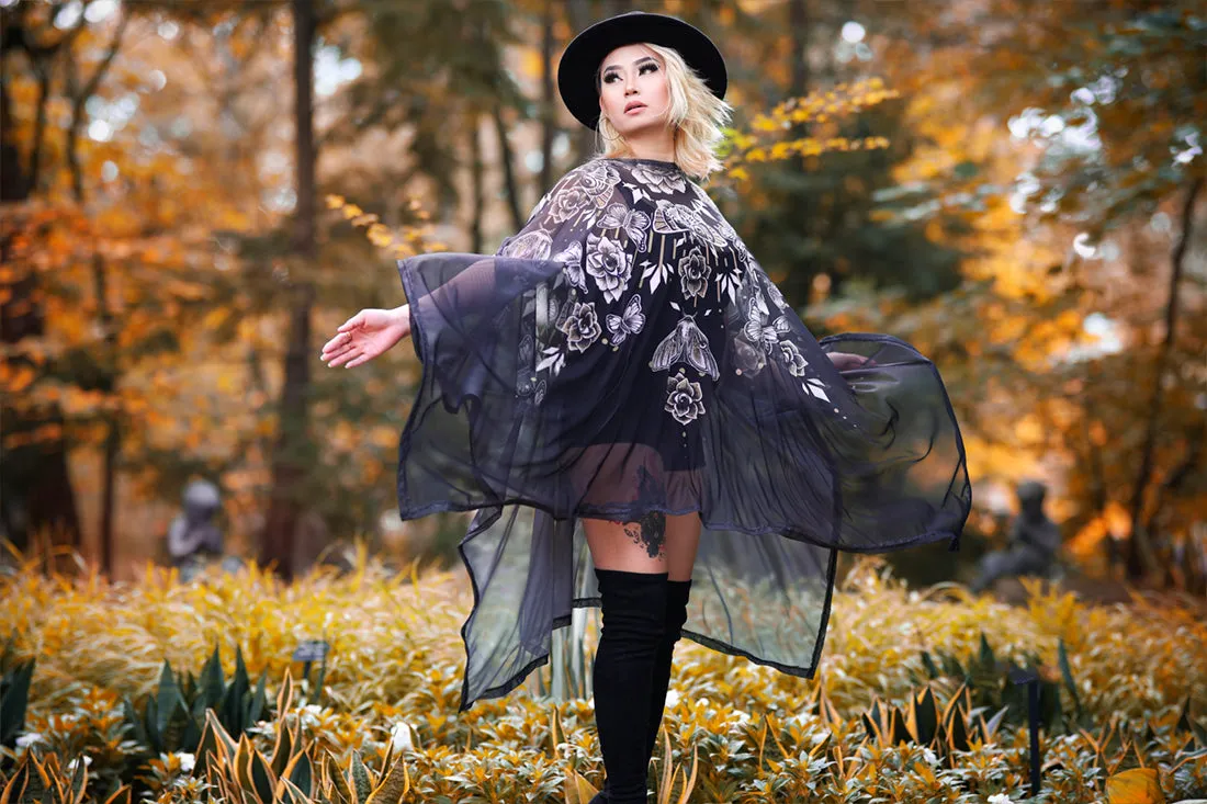 Mystify Mesh Poncho