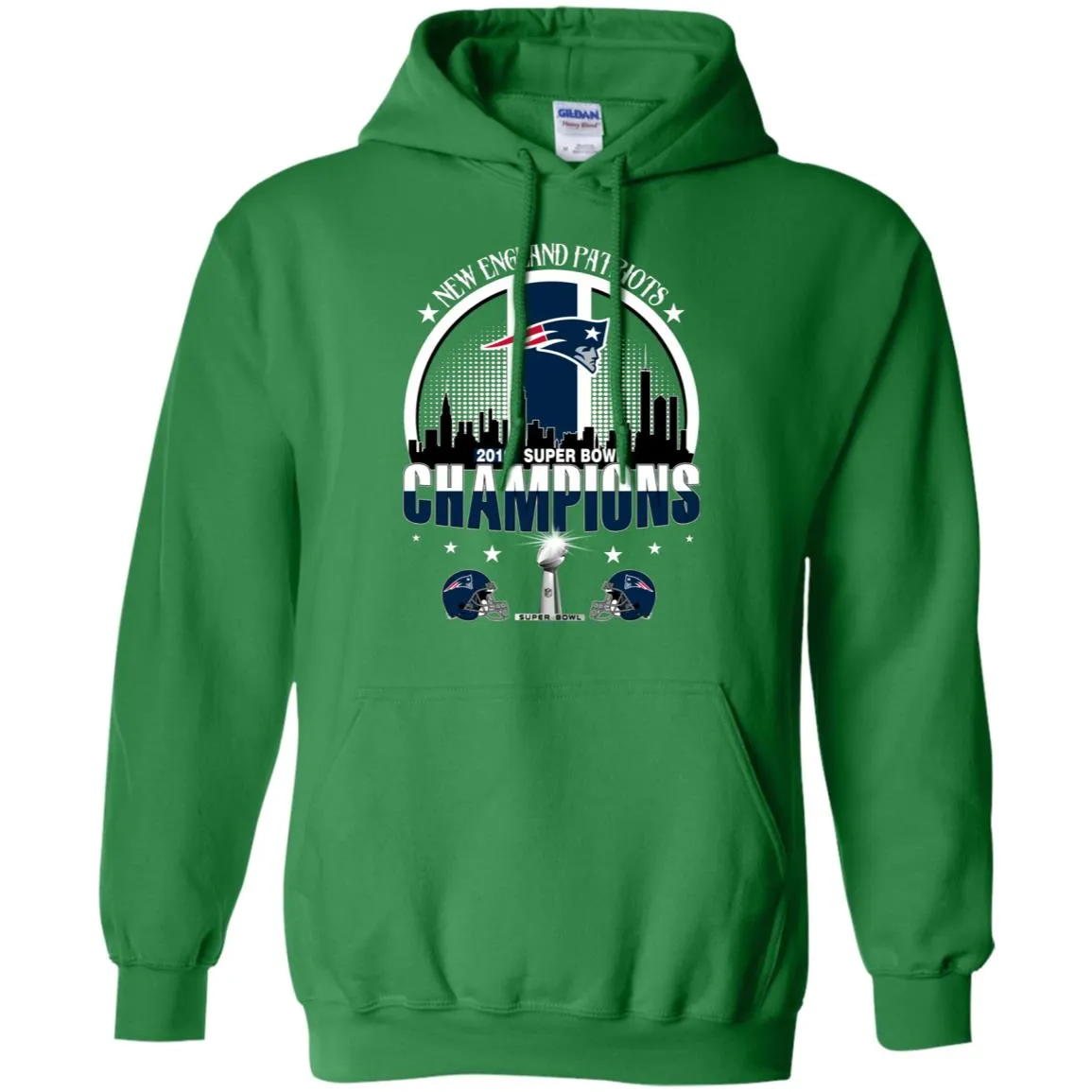 Nfl – New England Patriots 2019 Super Bowl Champions Football Pullover Hoodie Sweatshirt