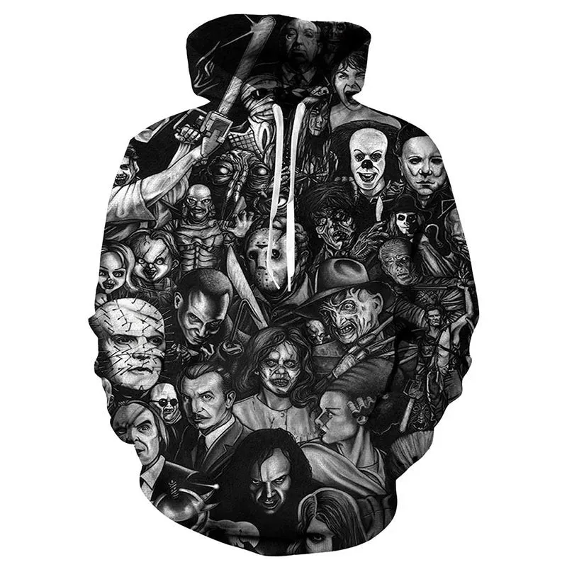 Nightmare Fuel 3D Horror Hoodie – Wear Your Worst Fears in Ultra-HD