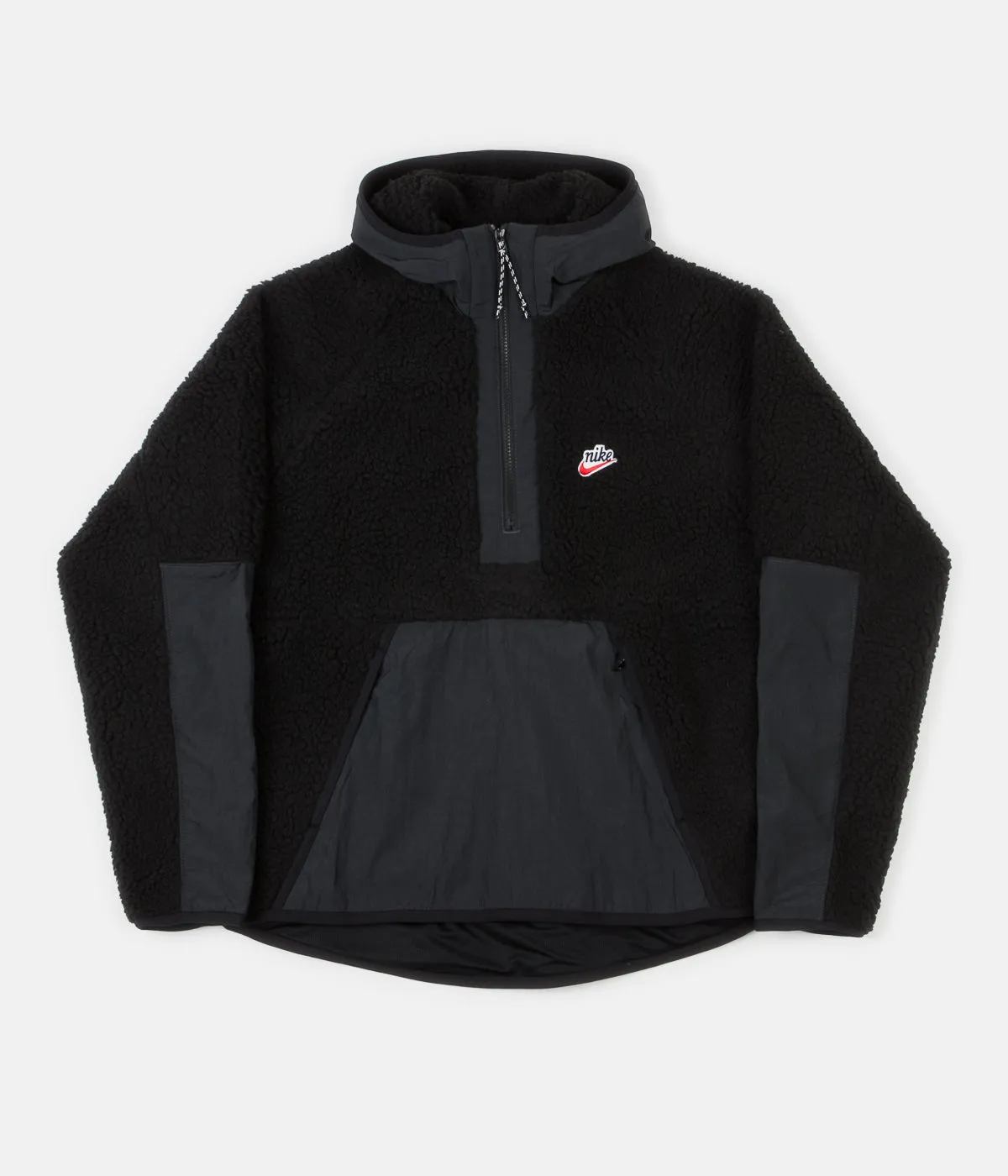 Nike Winter Half Zip Hoodie - Black / Off Noir