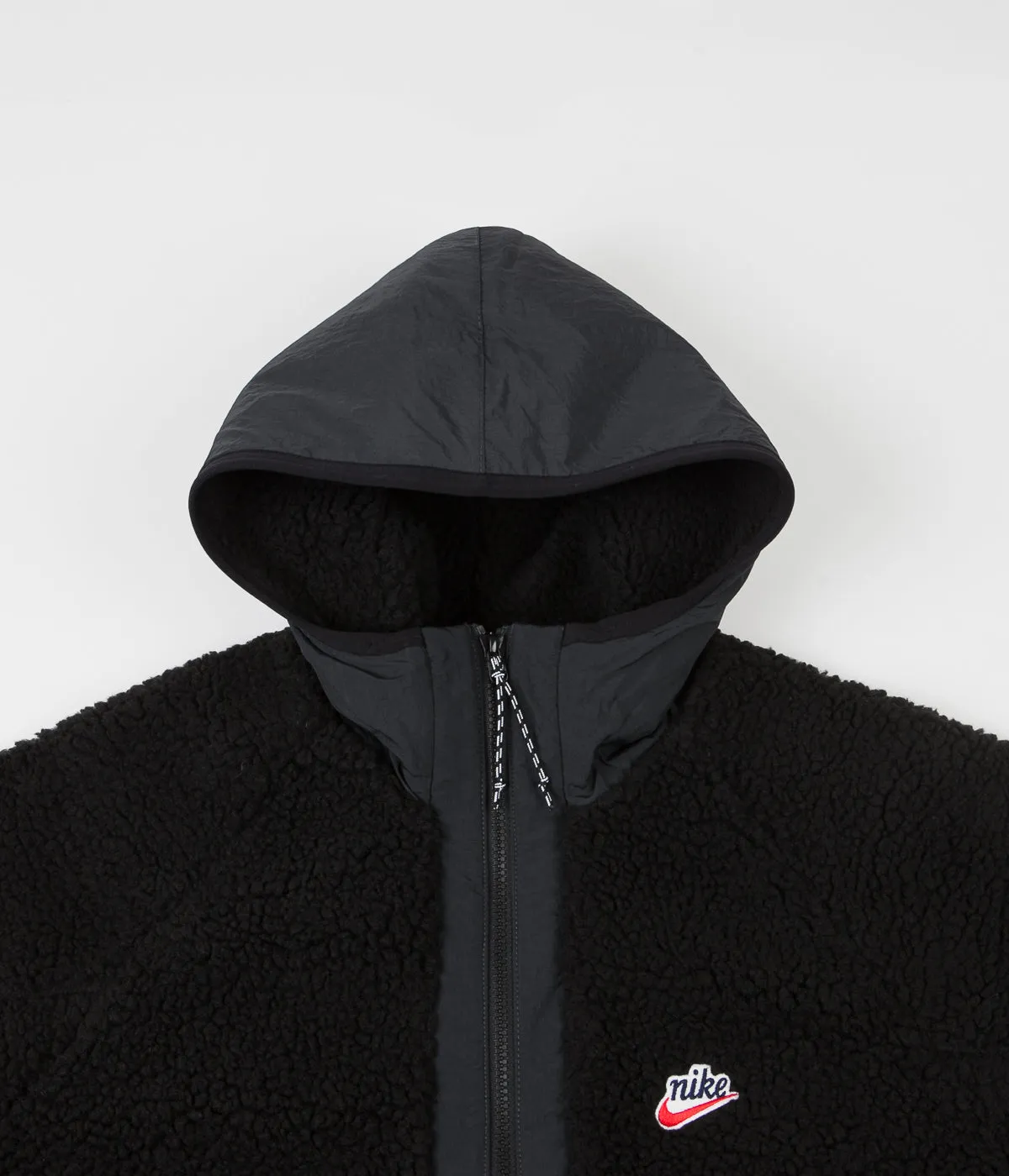 Nike Winter Half Zip Hoodie - Black / Off Noir