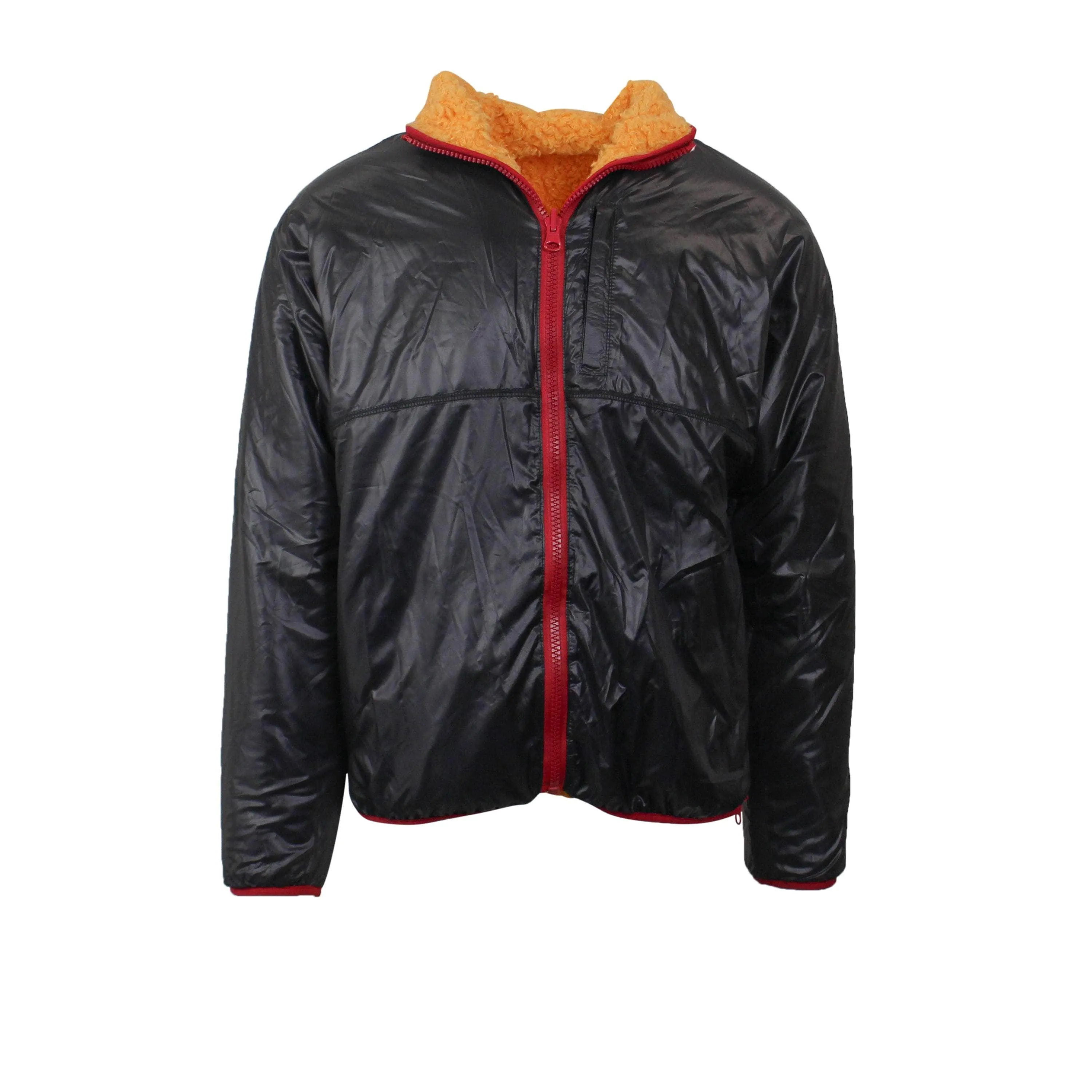 NWT Phanes ORANGE Front Zip Sherpa Jacket Size XS $295