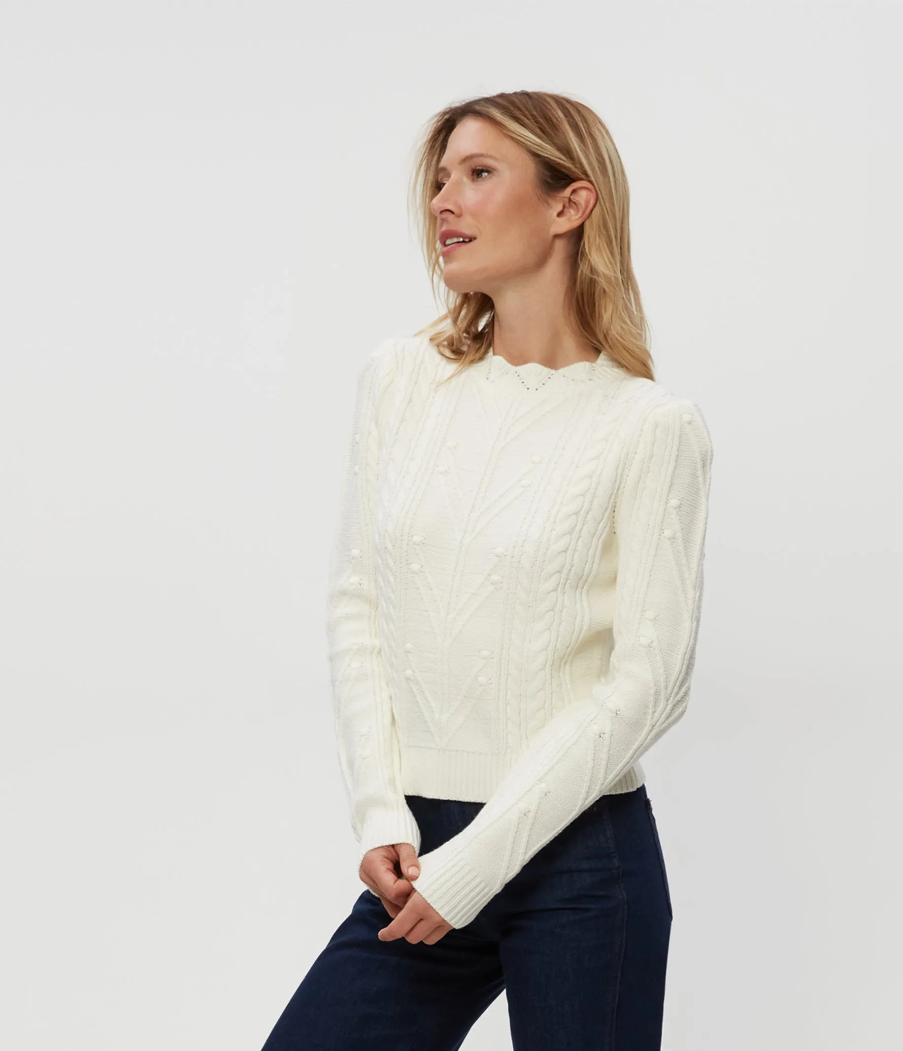 Pia Cable Knit Sweater