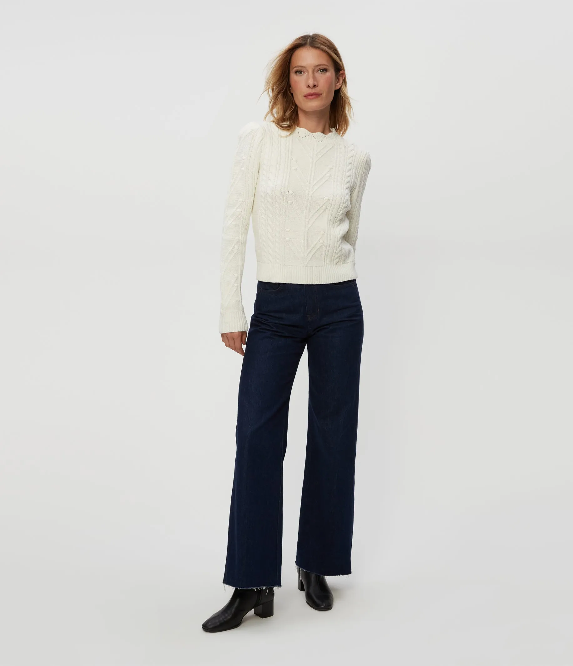 Pia Cable Knit Sweater