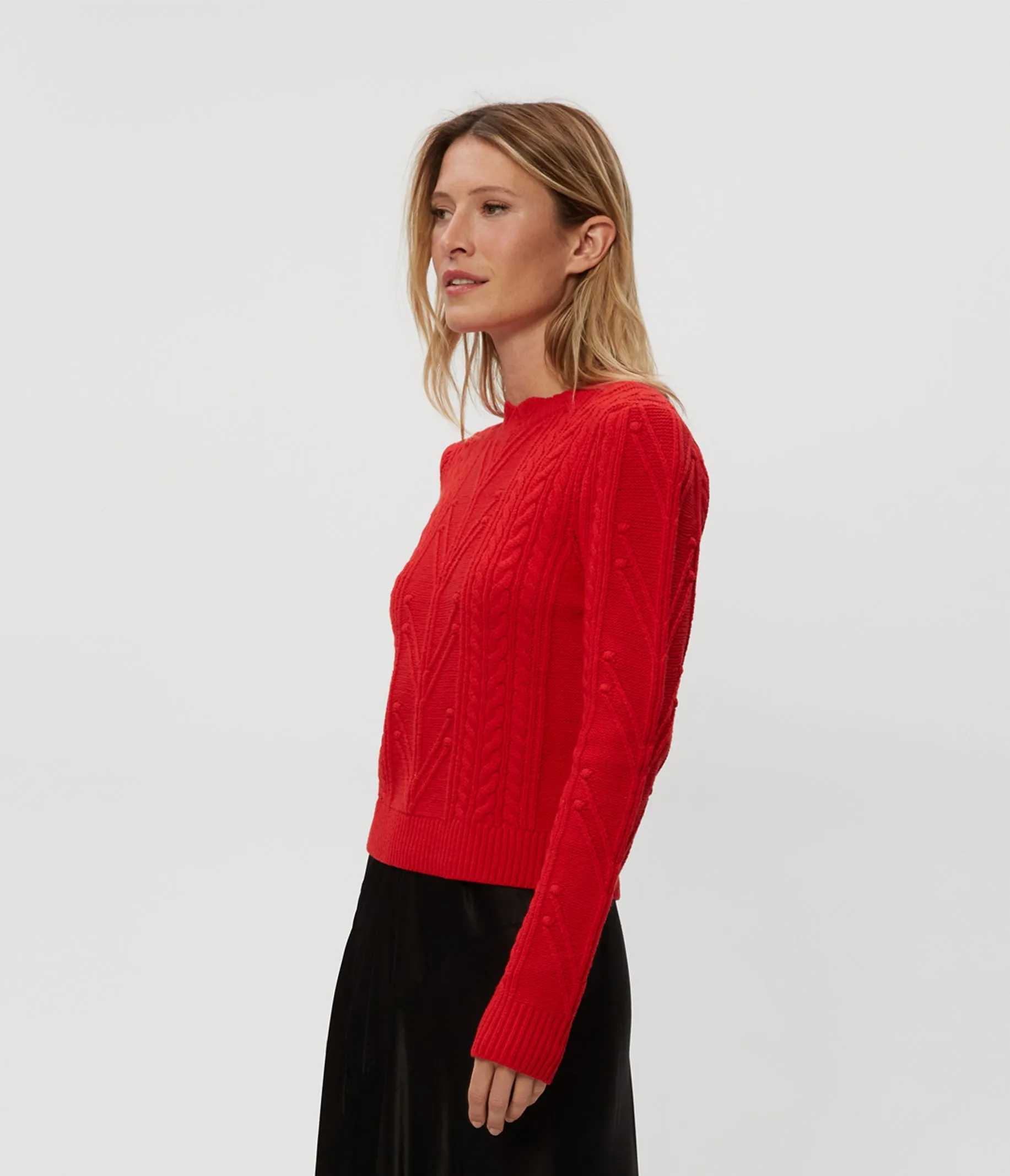 Pia Cable Knit Sweater