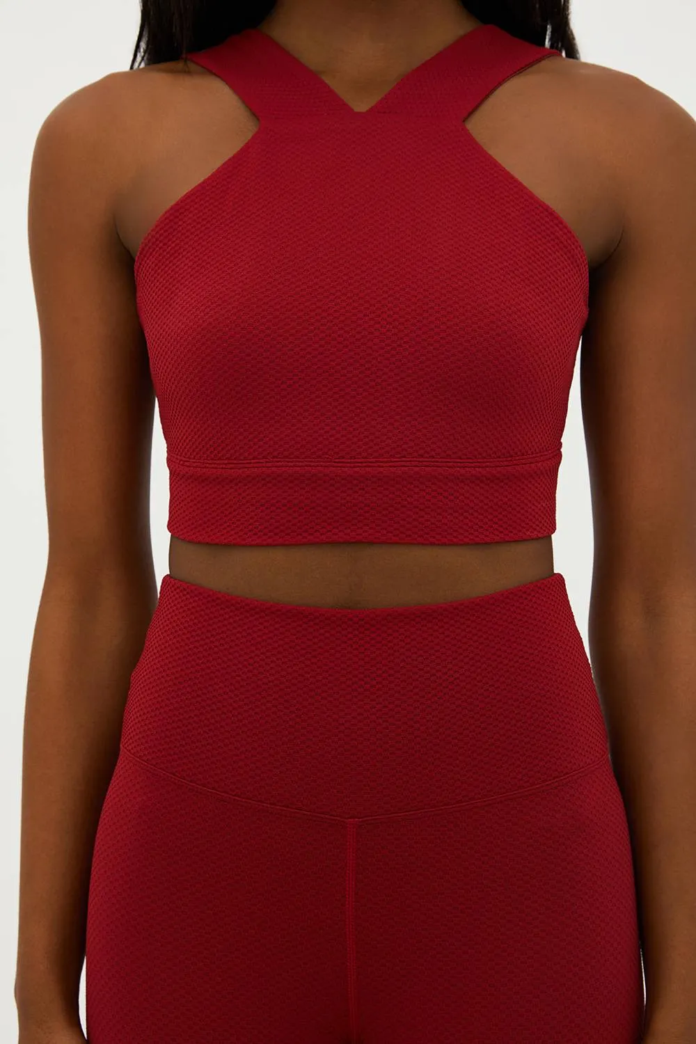 Piper Legging Rio Red Waffle
