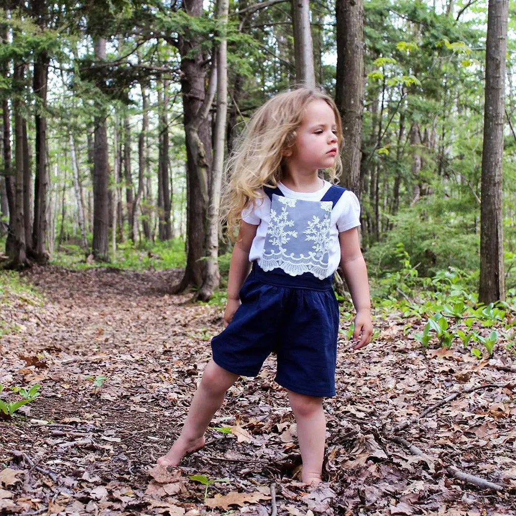 Pixie Expansion Pack Sewing Patterns - Child ~ Romper, Suspenders   Bow for Pixie Essentials