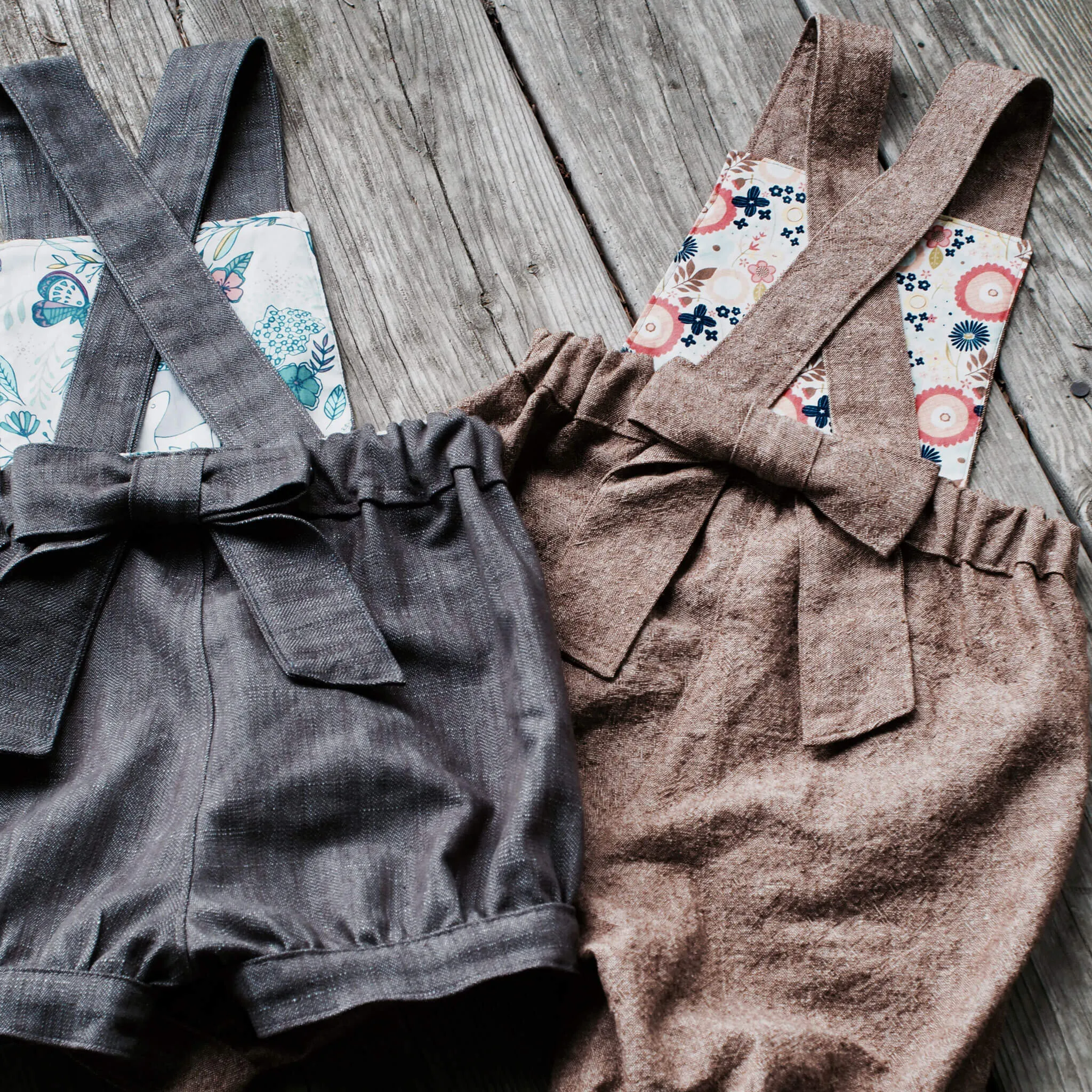 Pixie Expansion Pack Sewing Patterns - Child ~ Romper, Suspenders   Bow for Pixie Essentials