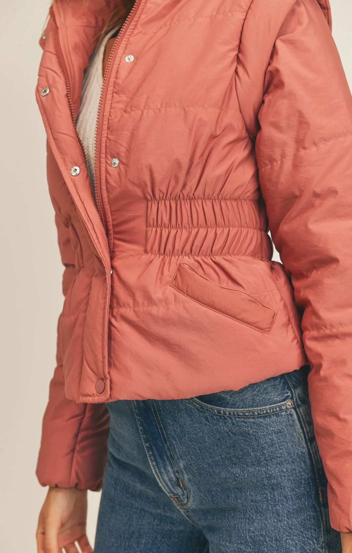 Rose Lover Puffer Jacket/Vest