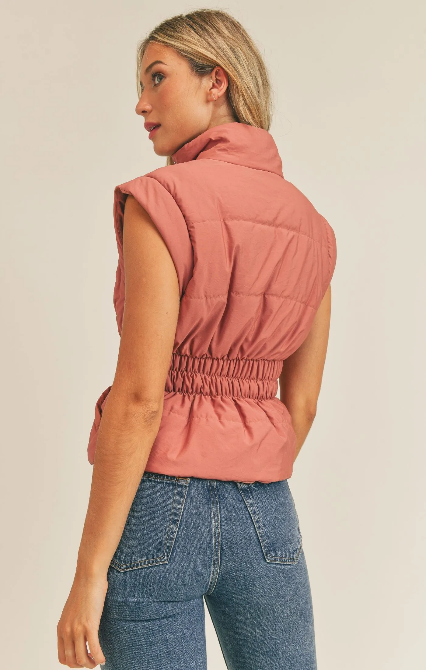 Rose Lover Puffer Jacket/Vest