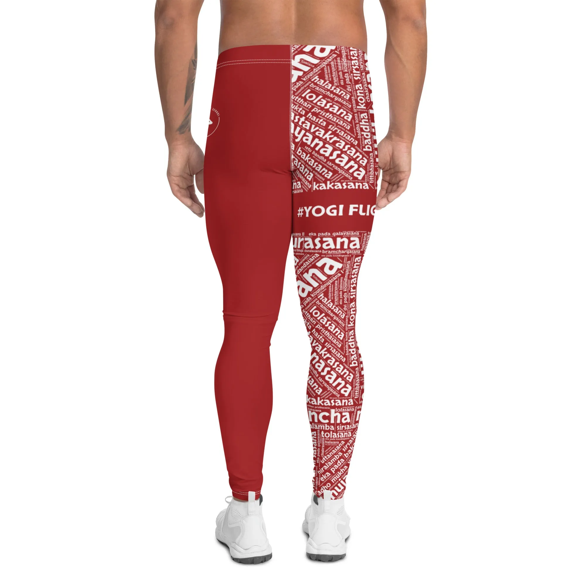Sanskrit Men's Leggings (YFS Red)