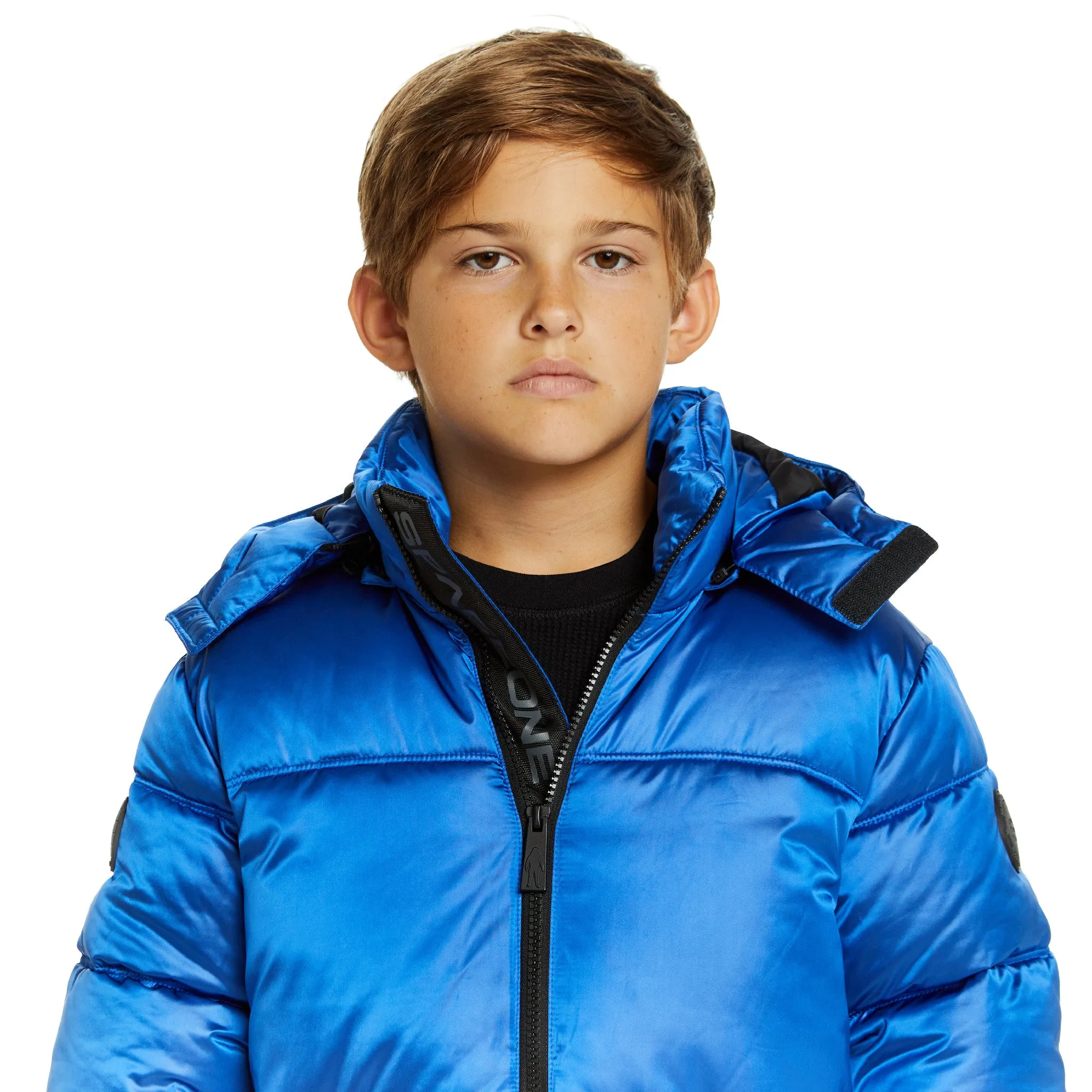 SPACEONE x Andy & Evan® | Galactic Puffer Jacket | Astronaut Blue