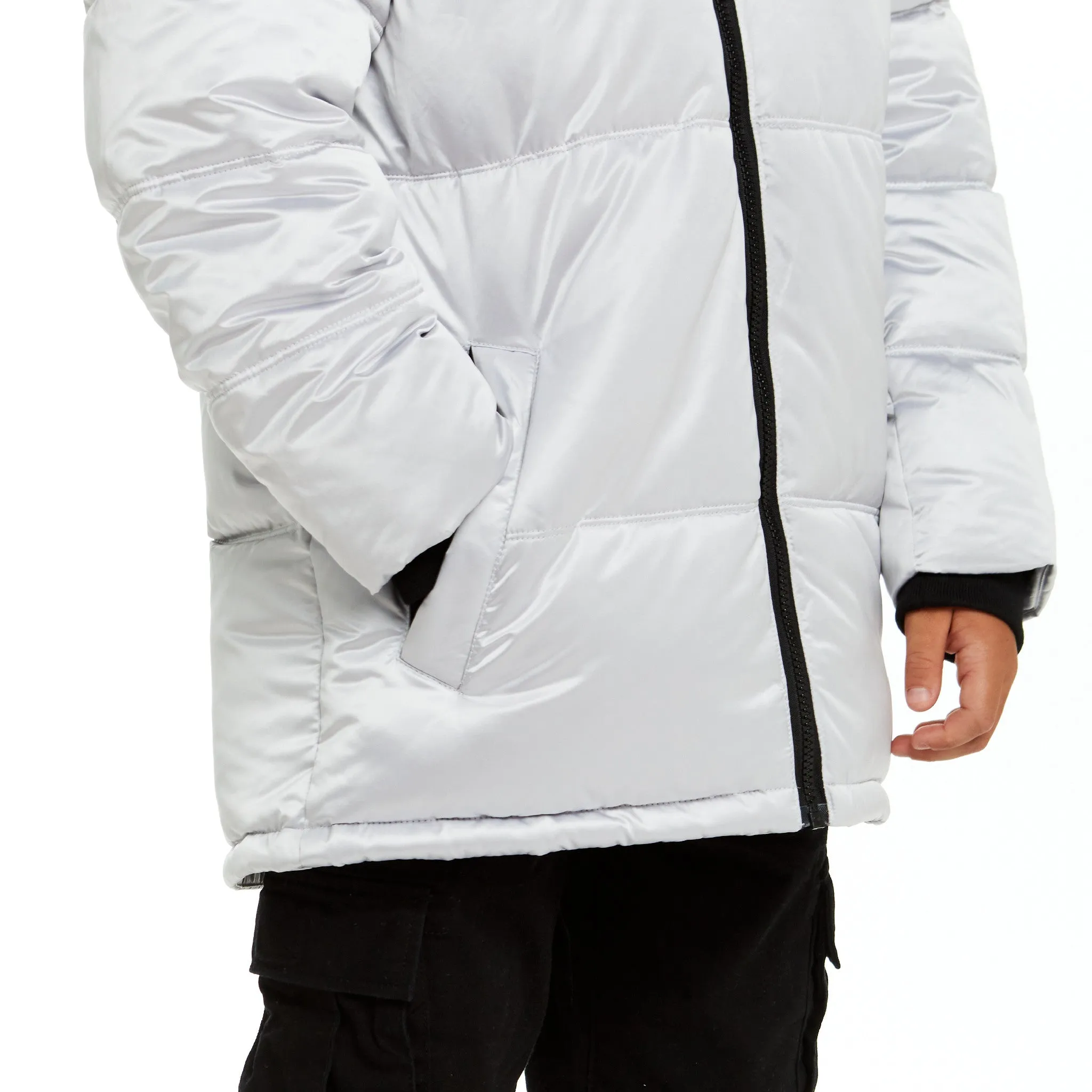SPACEONE x Andy & Evan®| Galactic Puffer Jacket | Galaxy White