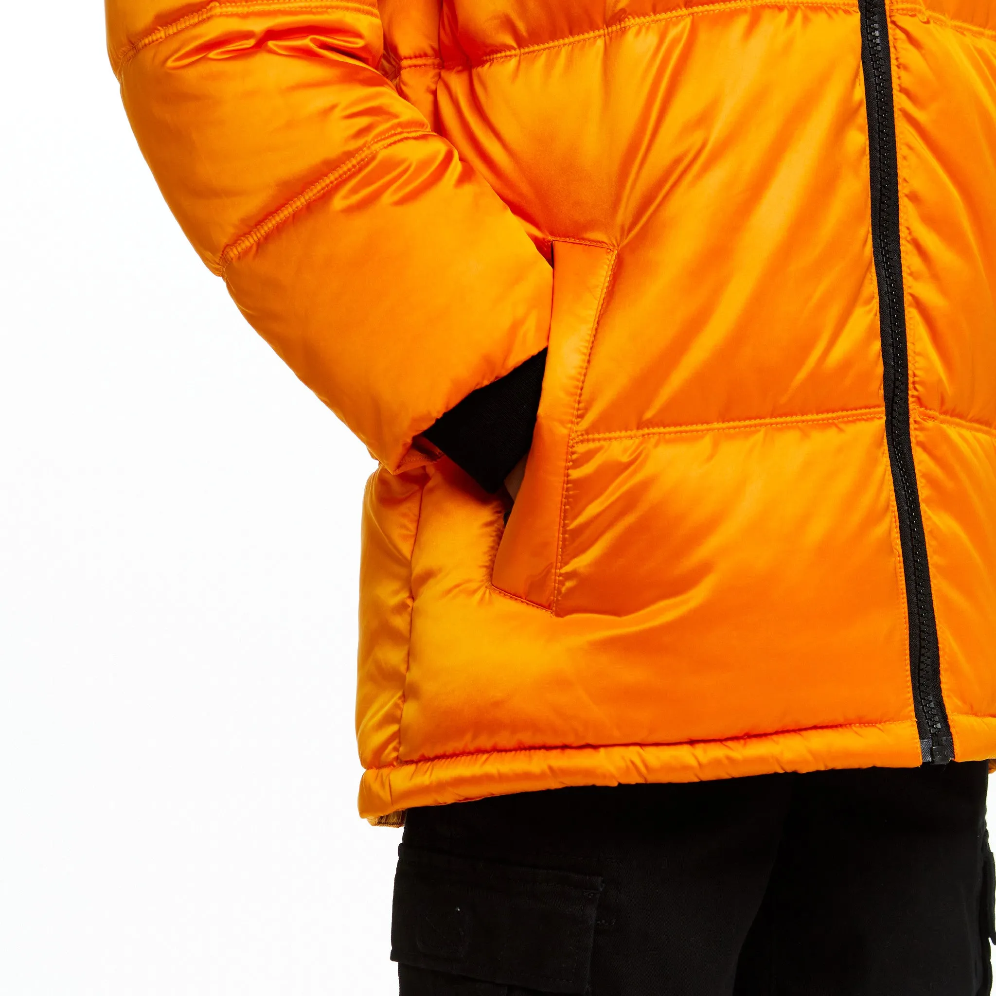 SPACEONE x Andy & Evan® | Galactic Puffer Jacket | Orion Orange