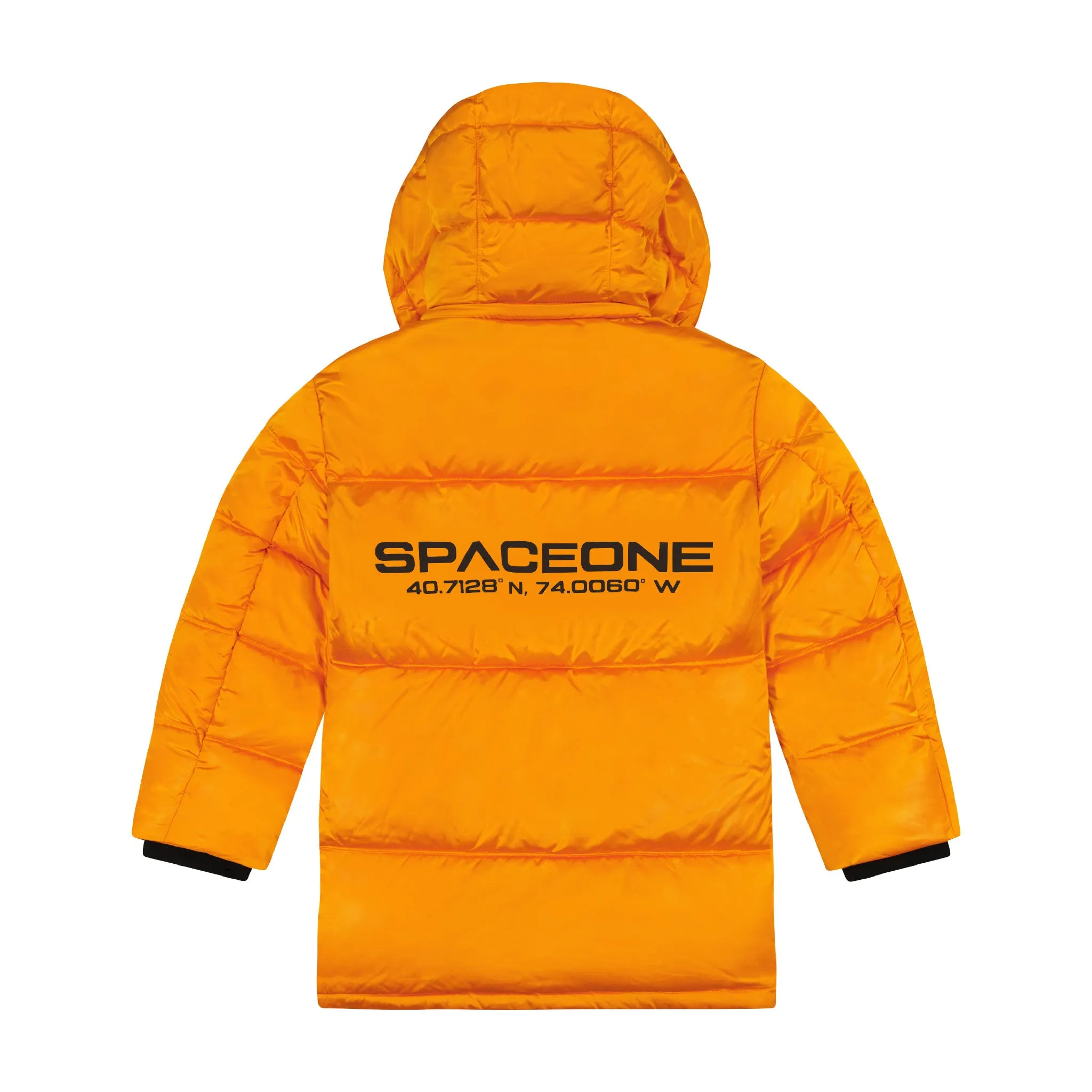 SPACEONE x Andy & Evan® | Galactic Puffer Jacket | Orion Orange