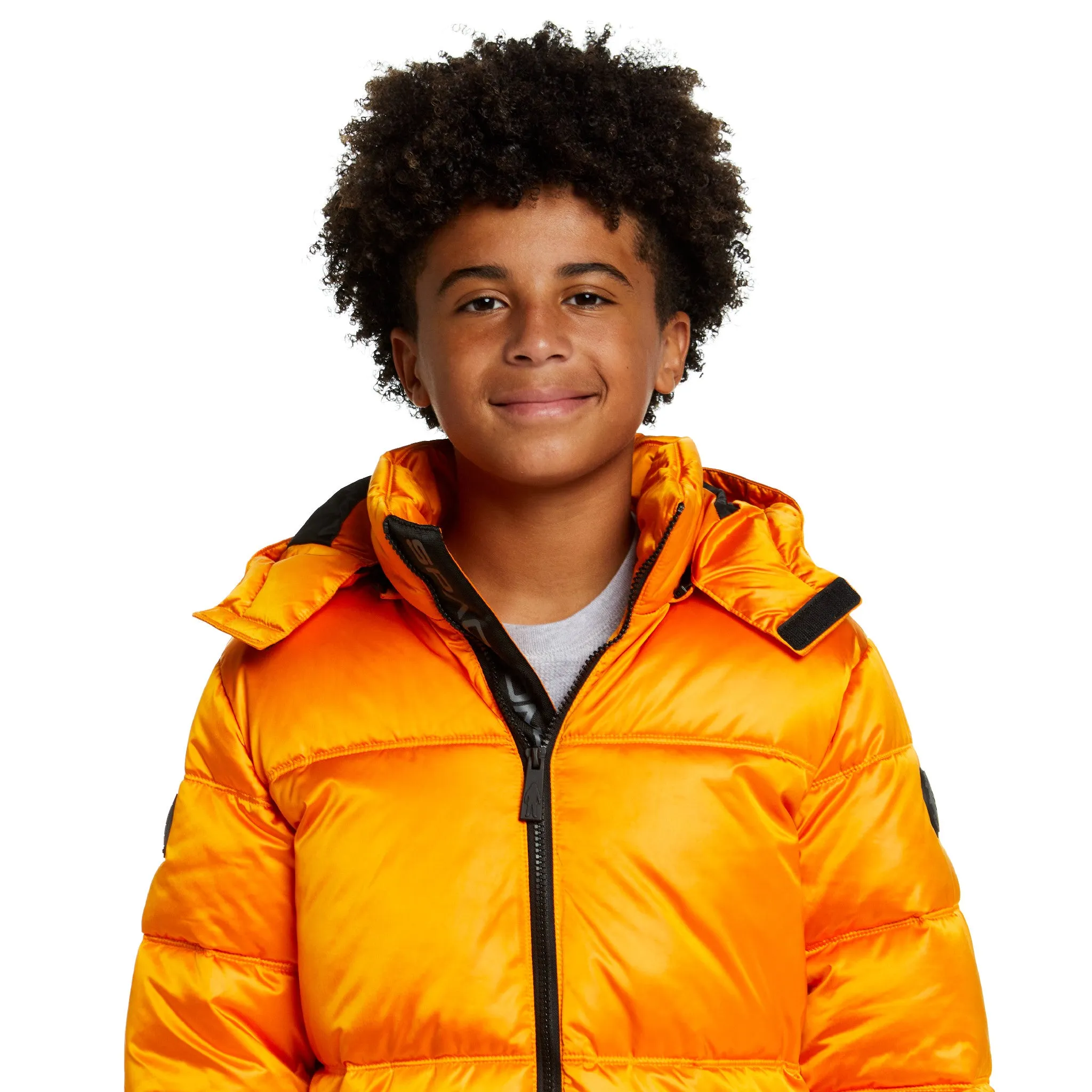 SPACEONE x Andy & Evan® | Galactic Puffer Jacket | Orion Orange