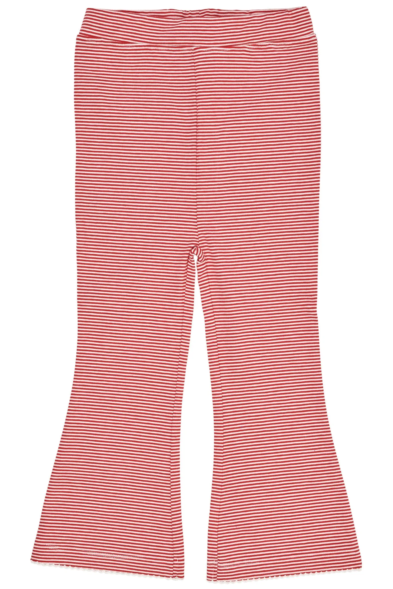 STRIPED FLARE PANT - RED/CREAM STRIPE