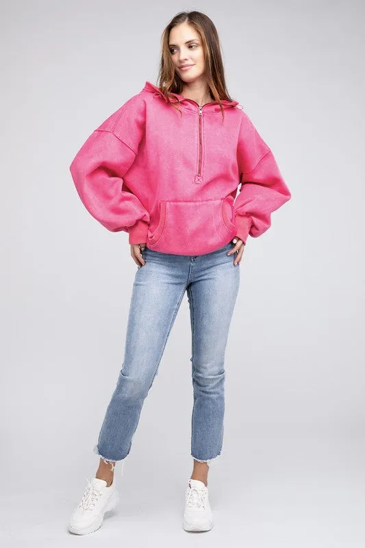 TEEK - Stitched Elastic Hem Hoodie