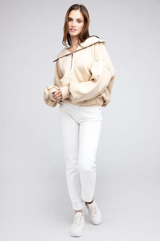 TEEK - Stitched Elastic Hem Hoodie