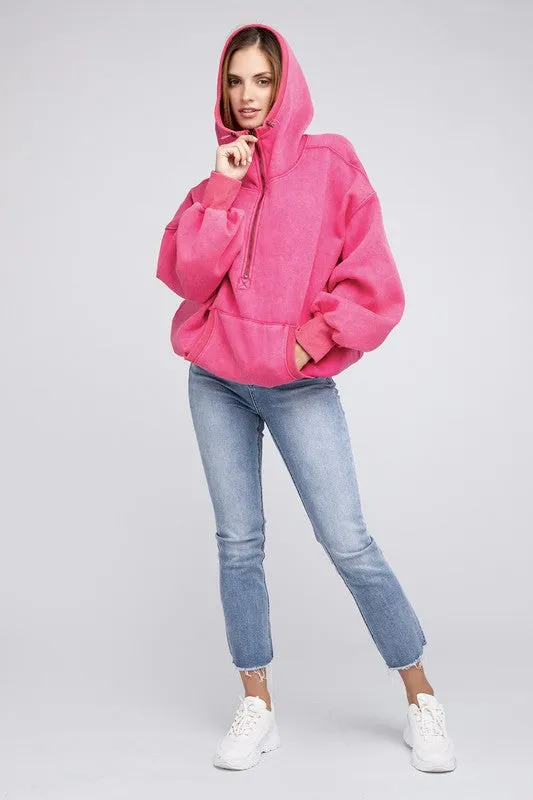 TEEK - Stitched Elastic Hem Hoodie