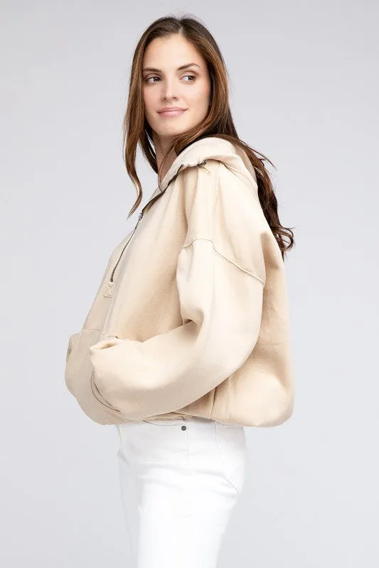 TEEK - Stitched Elastic Hem Hoodie