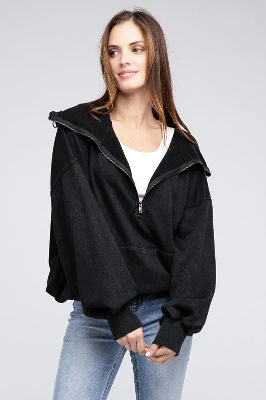 TEEK - Stitched Elastic Hem Hoodie