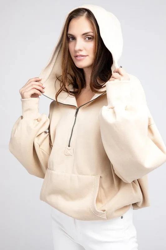 TEEK - Stitched Elastic Hem Hoodie
