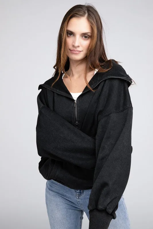 TEEK - Stitched Elastic Hem Hoodie