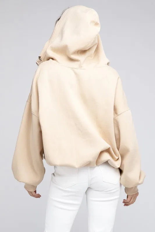 TEEK - Stitched Elastic Hem Hoodie