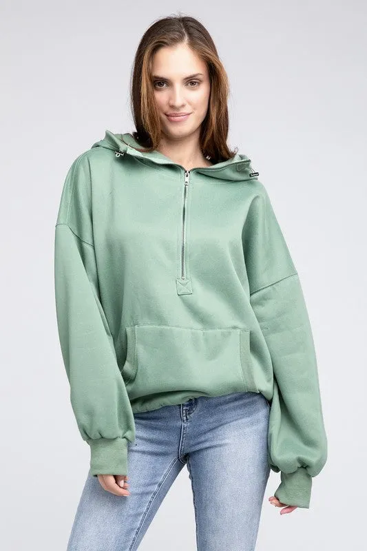 TEEK - Stitched Elastic Hem Hoodie