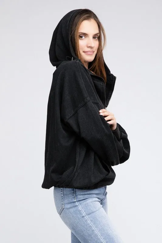 TEEK - Stitched Elastic Hem Hoodie