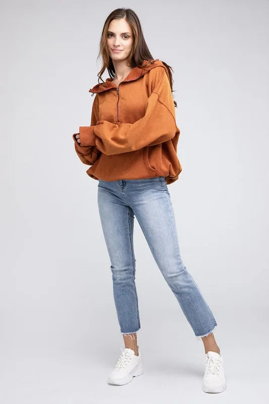 TEEK - Stitched Elastic Hem Hoodie