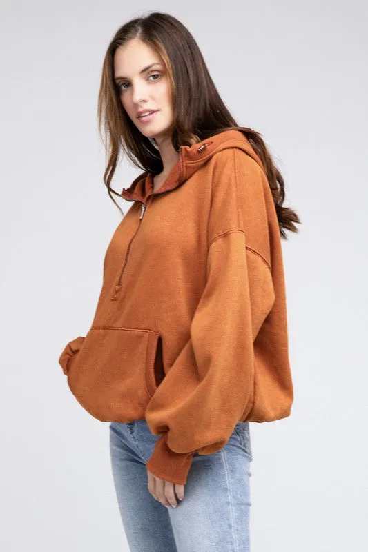 TEEK - Stitched Elastic Hem Hoodie