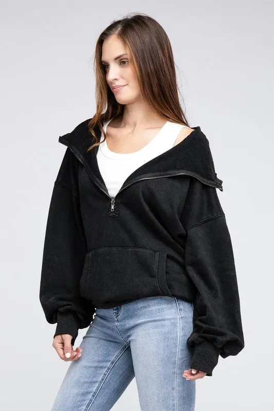 TEEK - Stitched Elastic Hem Hoodie