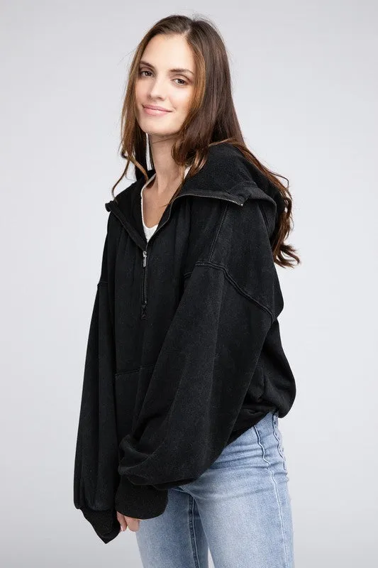 TEEK - Stitched Elastic Hem Hoodie