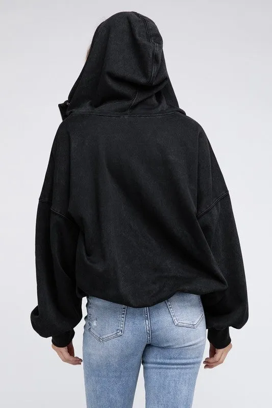 TEEK - Stitched Elastic Hem Hoodie