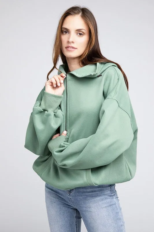 TEEK - Stitched Elastic Hem Hoodie