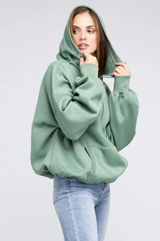 TEEK - Stitched Elastic Hem Hoodie