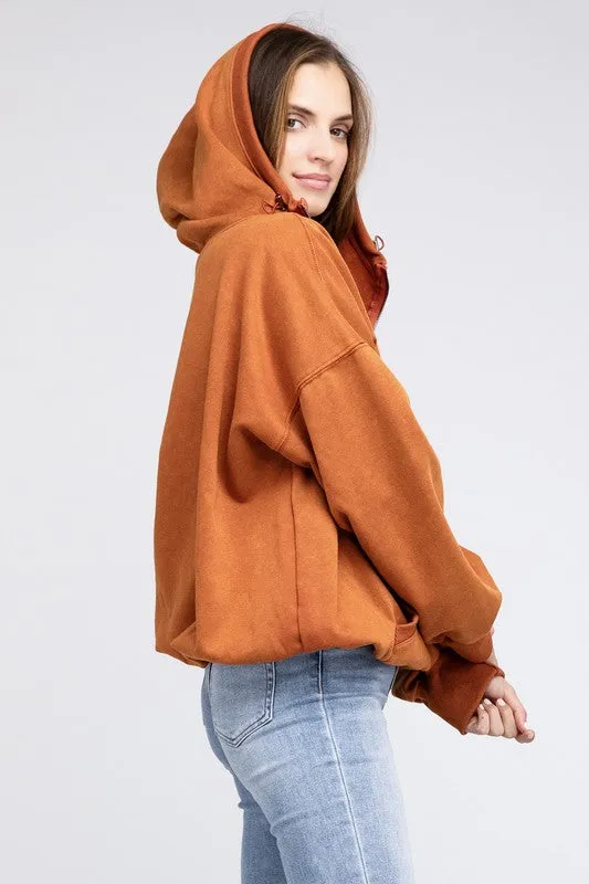 TEEK - Stitched Elastic Hem Hoodie