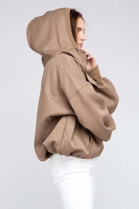 TEEK - Stitched Elastic Hem Hoodie