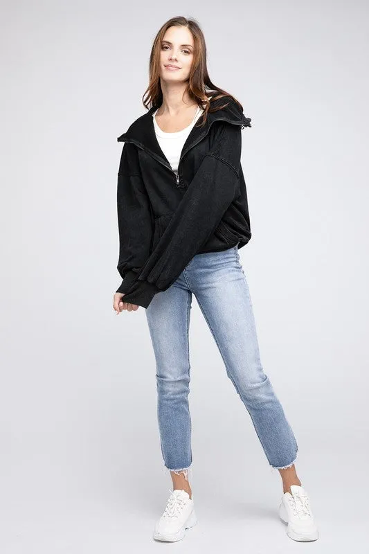 TEEK - Stitched Elastic Hem Hoodie