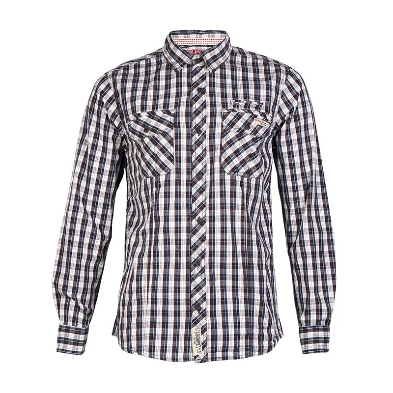 Tokyo Laundry Abingdon Brown Long Sleeved Shirt
