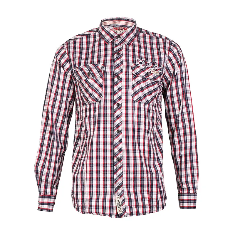 Tokyo Laundry Abingdon Red Long Sleeved Shirt