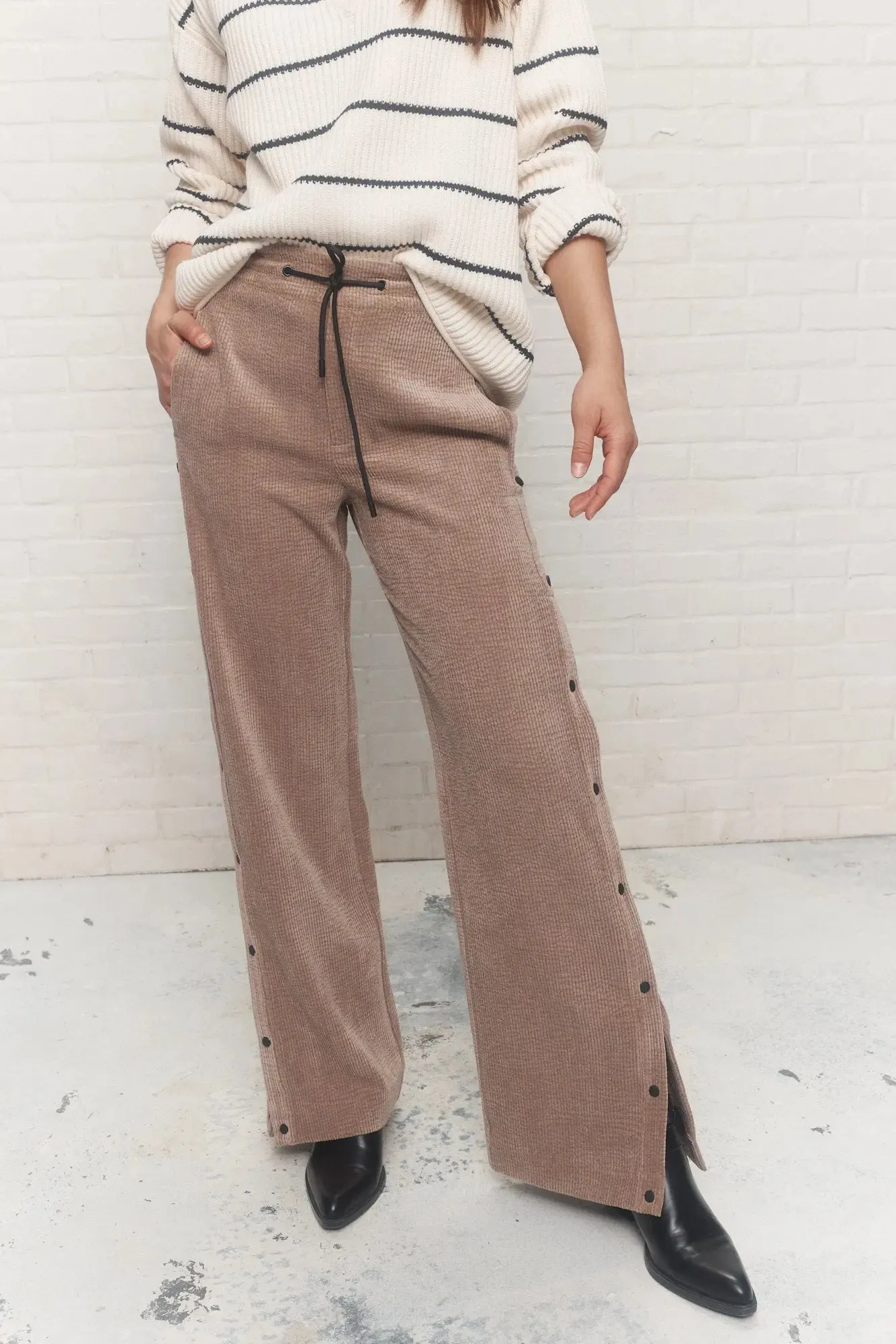 Tom | Pantalon corduroy brun