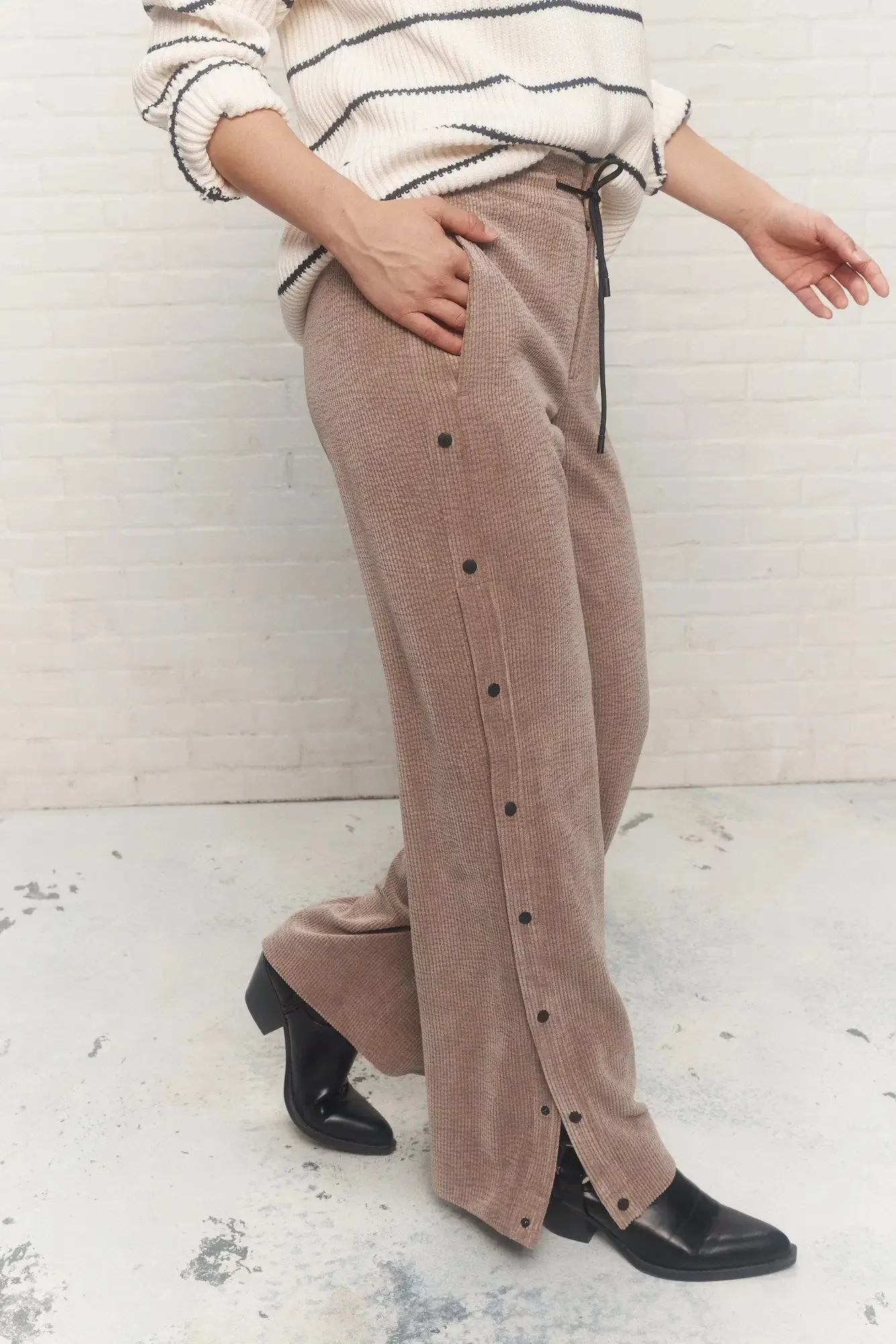 Tom | Pantalon corduroy brun