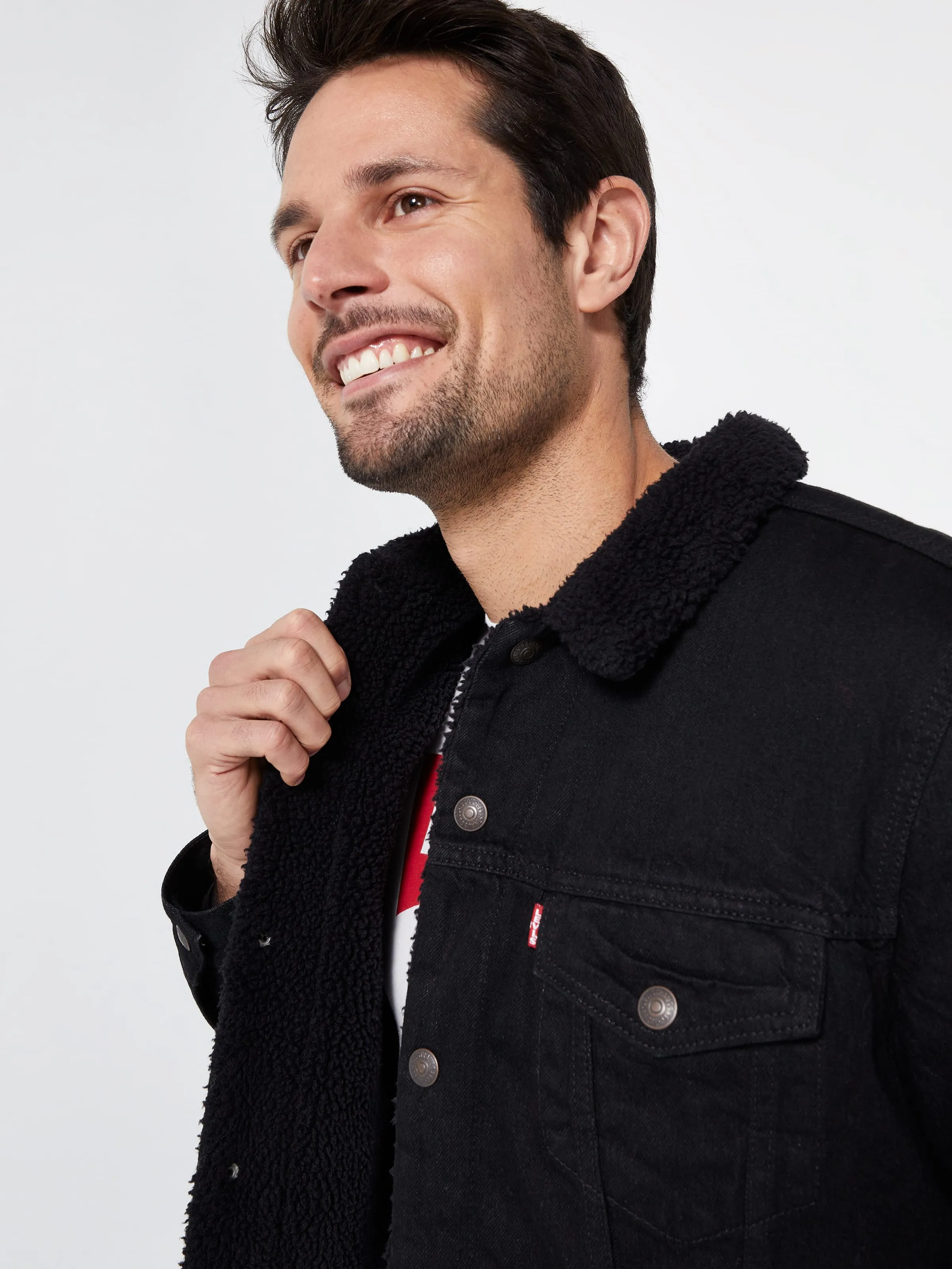 Type 3 Sherpa Jacket Berk Sherpa Blk Xxl