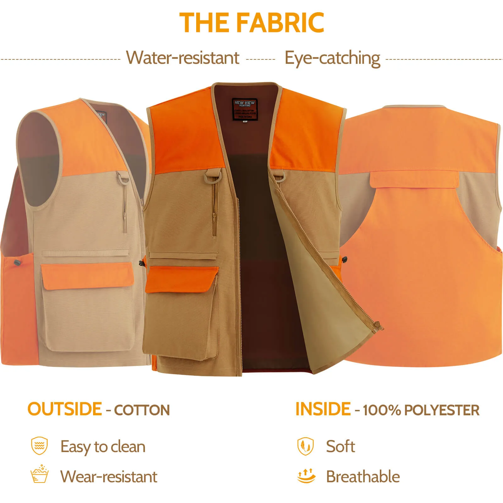 Upland Hunting Vest for Men, Bird Hunting Clothes