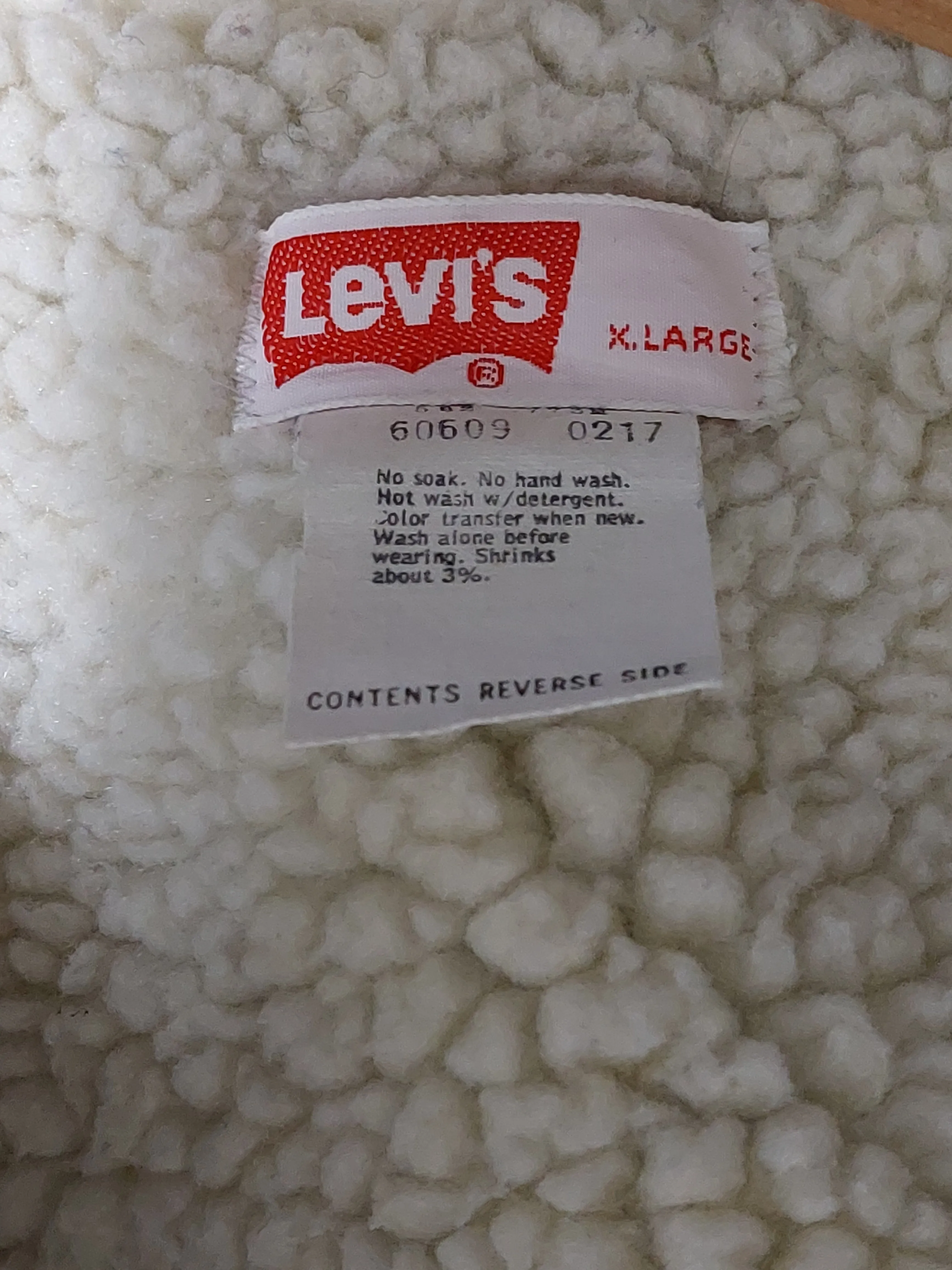Vintage 70s Levis Orange Tab Sherpa Lined Waistcoat - XL