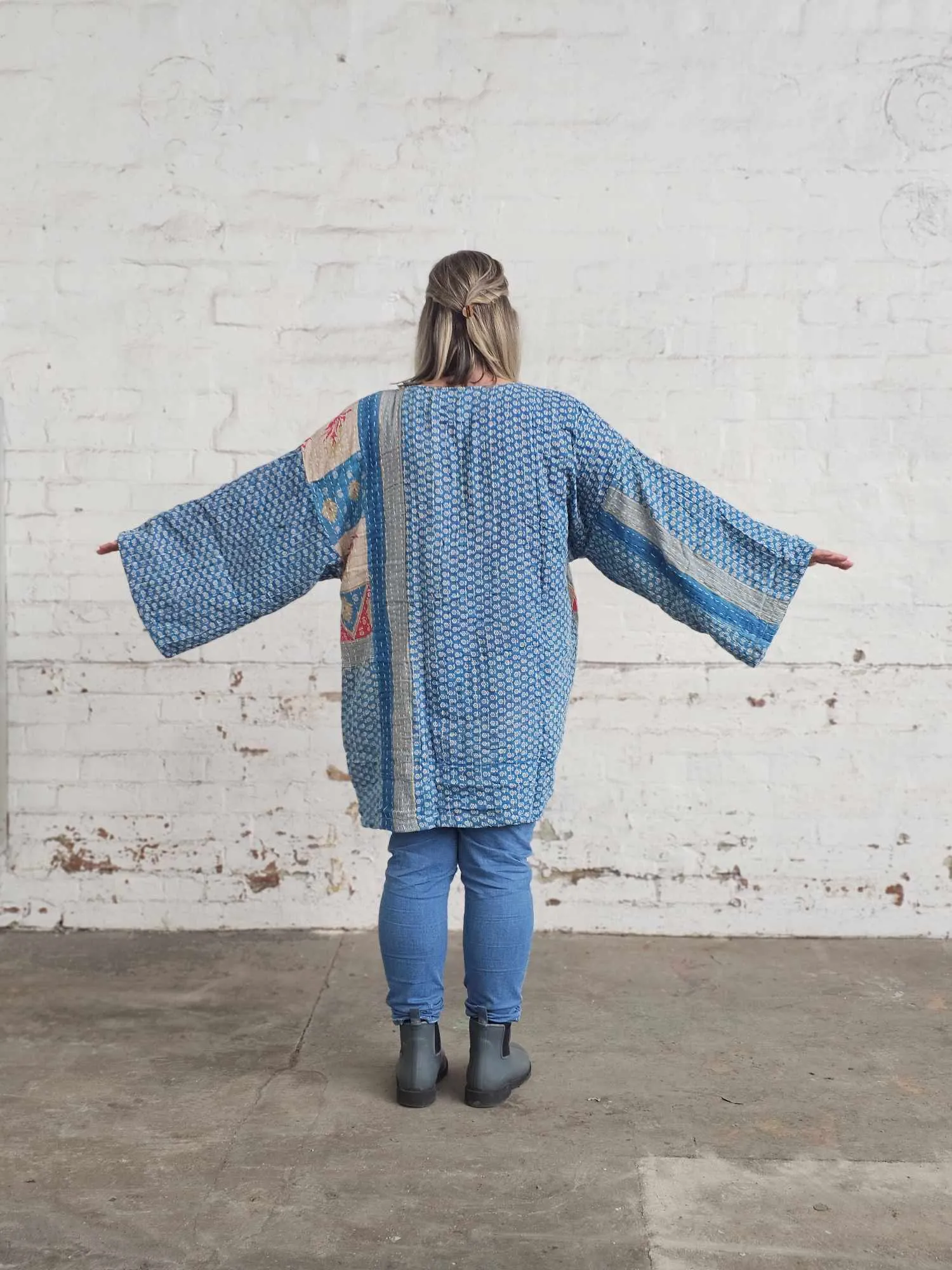 Vintage Kantha Kimono 10