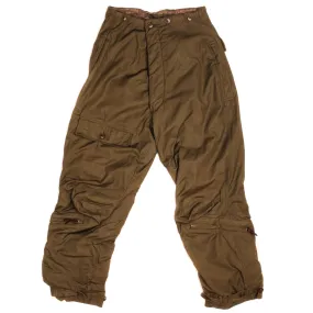 VINTAGE USAAF INTERMEDIATE FLYING TROUSERS TYPE A-9 A9 WW2 ERA SIZE W32 L29